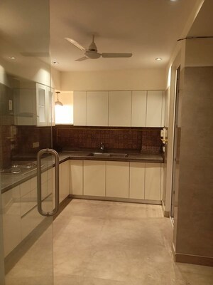 Kitchen in 3 BHK Apartment at Chittaranjan Park – for Rent