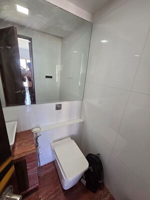 Bathroom in 3 BHK Apartment at Shiv Kutir, Khar West – for Rent