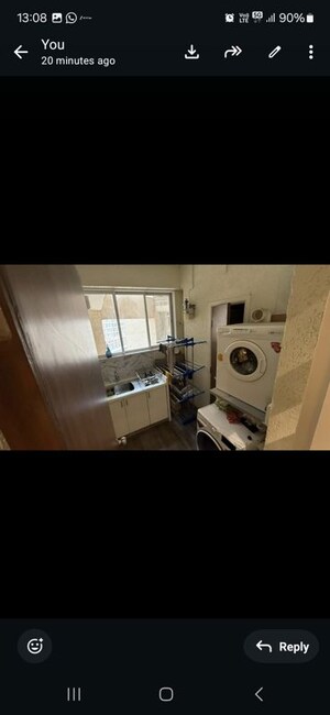 Bathroom in 2 BHK Apartment at L&T Crescent Bay T2, Parel – for Rent
