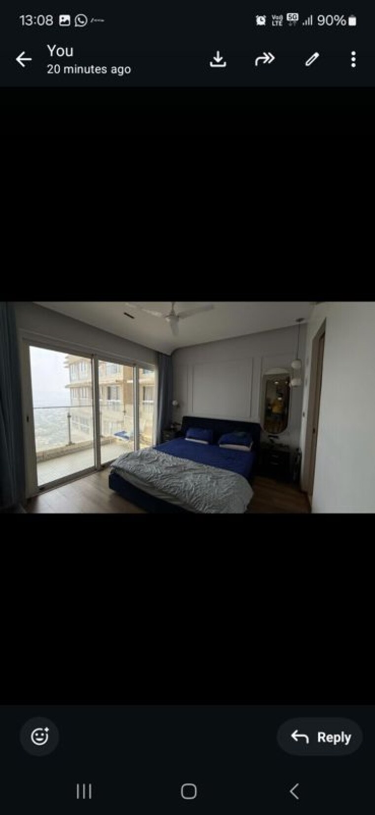 Bedroom, l-t-crescent-bay-t2 2 Bedroom 900 Sq.Ft. Apartment In Parel Mumbai 10195379