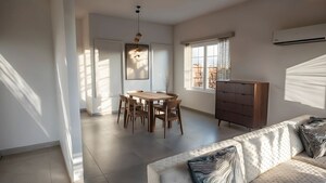 Living Room in 3 BHK Apartment at Manyata Tech Park, Nagavara – for Sale