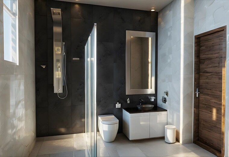 Bathroom, manyata-tech-park 3 Bedroom 2157 Sq.Ft. Apartment In Nagavara Bangalore 10182567