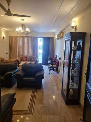 Living Room in 3.5 BHK Apartment at Ambience Island Lagoon, Sector 24 – for Rent