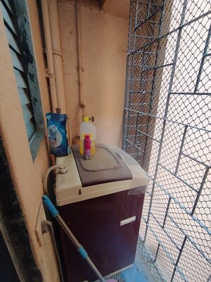 Bathroom in 1 BHK Apartment at Garden Court, Waghbil – for Rent