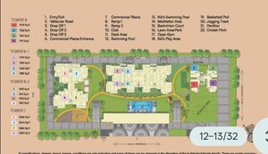 Master Plan in 4 BHK Apartment at Renowned Renox Thrive, Sector 10 Greater Noida – for Sale