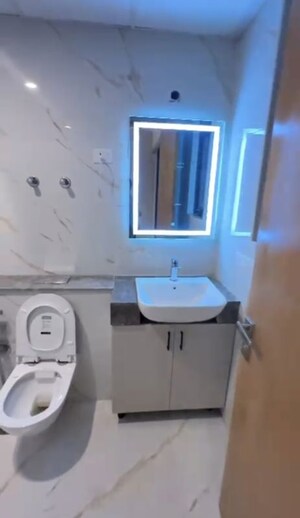 Bathroom in 3 BHK Apartment at M3M Heights, Sector 65 – for Rent