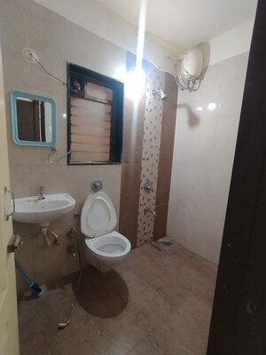 Bathroom in 2 BHK Apartment at Shree Satya Shankar Residency, Manpada – for Rent