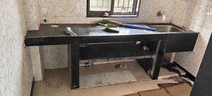 Kitchen in 1 RK Apartment at Vishwaraja Darshan CHS, Parel – for Rent