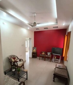 Living Room in 3 BHK Apartment at Eldeco Elegante, Vibhuti Khand – for Rent