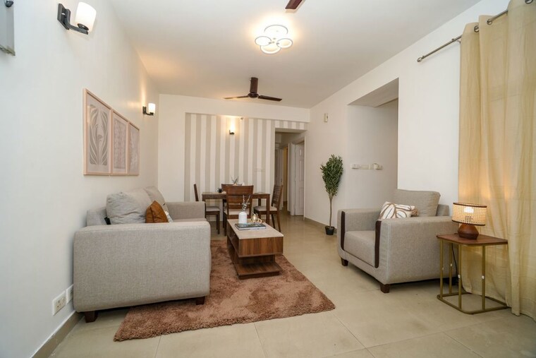 Living Room, supertech-cape-town 2.5 Bedroom 1150 Sq.Ft. Apartment In Sector 74 Noida 10195516