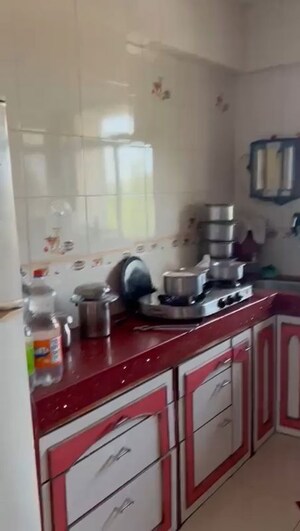 Kitchen in 1 BHK Apartment at Suvidha Pratima CHS, Andheri East – for Rent