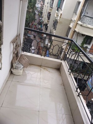 Balcony in 3 BHK Apartment at Meena Vatika, Rajarhat – for Rent