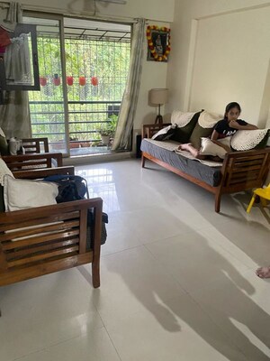 Living Room in 2 BHK Apartment at Atul Trans Residency, Andheri East – for Rent