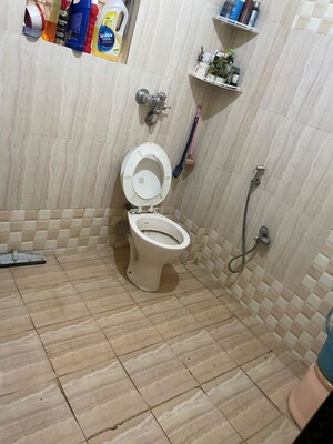 Bathroom in 2 BHK Apartment at Atul Trans Residency, Andheri East – for Rent