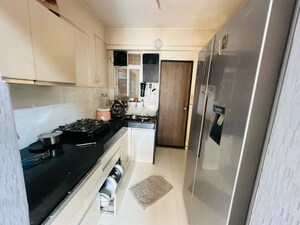 Kitchen in 3 BHK Apartment at J N Adiamville, Tathawade – for Rent