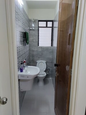 Bathroom in 2 BHK Apartment at Shrachi Greenwood Nest, Rajarhat New Town – for Rent