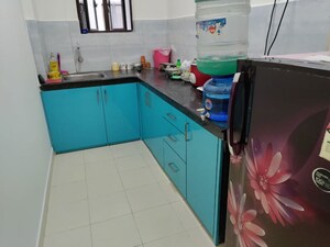 Kitchen in 2 BHK Apartment at Shrachi Greenwood Nest, Rajarhat New Town – for Rent