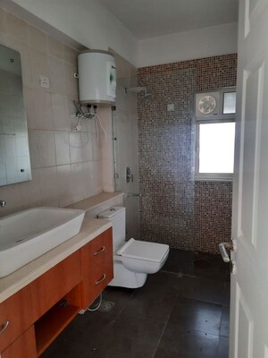 Bathroom in 3.5 BHK Apartment at Unitech Harmony, Sector 50 – for Rent