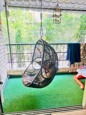 Balcony in 2 BHK Apartment at Bhakti Pearl, Kasarvadavali – for Sale