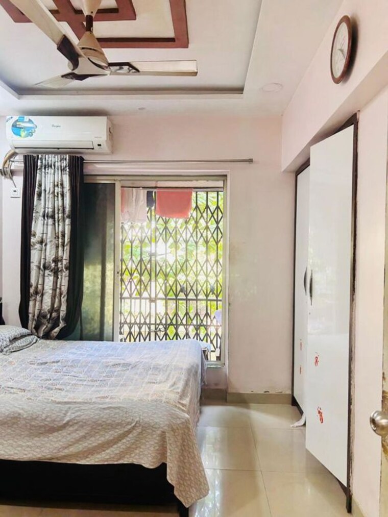 Bedroom, bhakti-pearl 2 Bedroom 600 Sq.Ft. Apartment In Kasarvadavali Thane 10196796