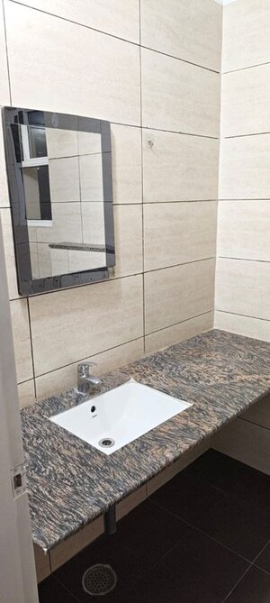 Bathroom in 3 BHK Apartment at Motia Citi Royal Business Park, Ambala Highway – for Rent