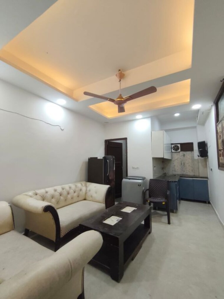 Living Room, saket 1 Bedroom 600 Sq.Ft. Builder Floor In Saket Delhi 10196970