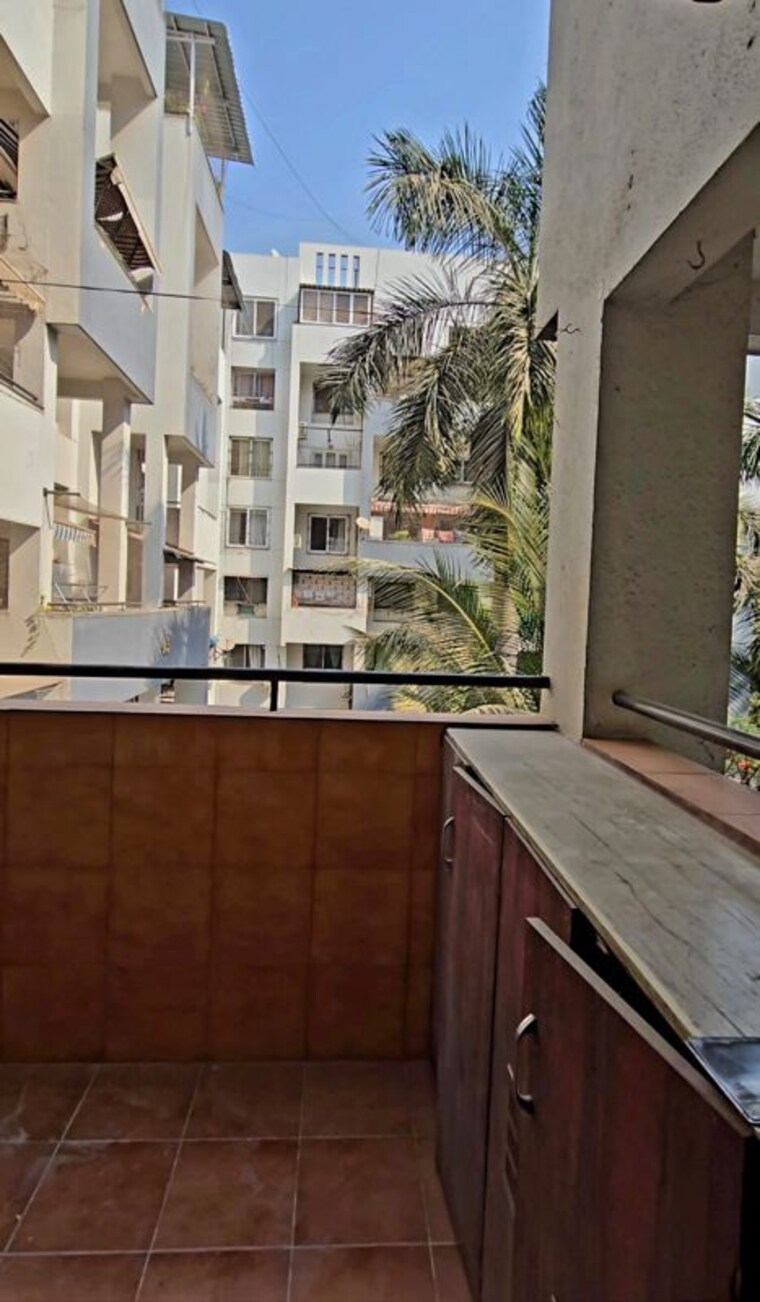 Balcony, florida-estate 3 Bedroom 1600 Sq.Ft. Apartment In Mundhwa Pune 10196993