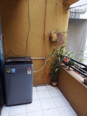 Balcony in 2 BHK Apartment at Sai Pooja Baug, Akurdi – for Rent