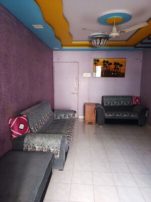 Living Room in 2 BHK Apartment at Sai Pooja Baug, Akurdi – for Rent