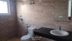 Bathroom in 4 BHK Villa at Paramount Golf Foreste Apartments, Zeta I Greater Noida – for Rent
