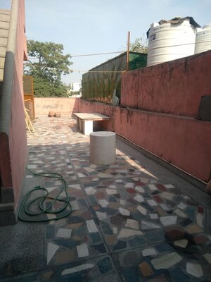 Balcony in 1.5 BHK Builder Floor at Outram Lines – for Rent