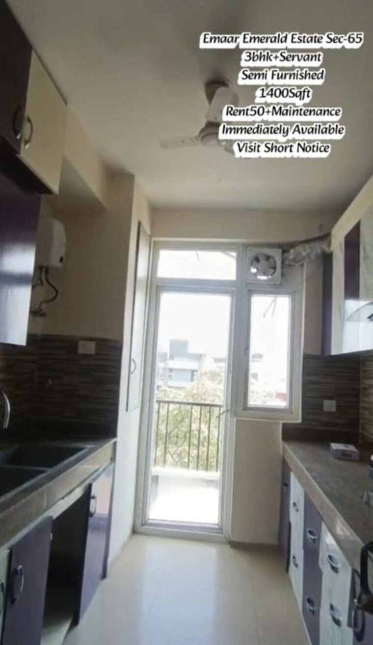 Kitchen, emaar-emerald-estate 3 Bedroom 1395 Sq.Ft. Apartment In Sector 65 Gurgaon 10197479