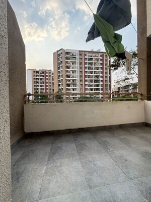 Balcony in 2 BHK Apartment at Sai Raj Heights, Punawale – for Rent