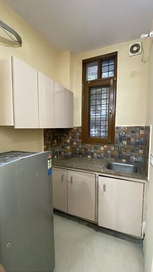 Kitchen in 1 BHK Builder Floor at Vipul Square, Sushant Lok I – for Rent