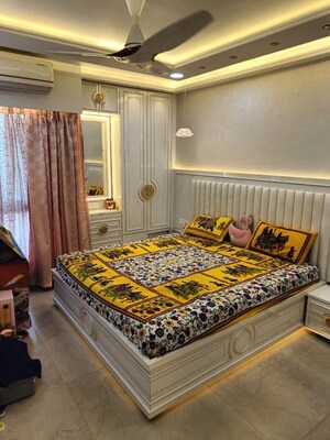 Bedroom in 3 BHK Apartment at Velocity Hill Spring, Ghodbunder Road – for Rent