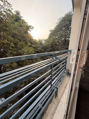 Balcony in 3 BHK Builder Floor at Ansal Sushant Apartments, Sushant Lok I – for Sale