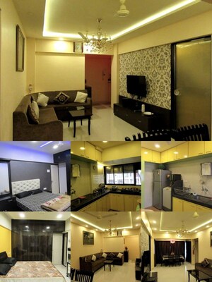 Master Bedroom in 2 BHK Apartment at Pratham Saffron Heights, Andheri West – for Rent