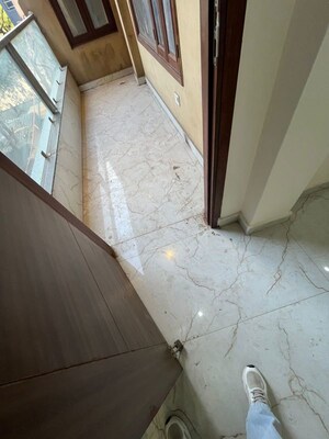 Bathroom in 3 BHK Builder Floor at Chattarpur – for Rent