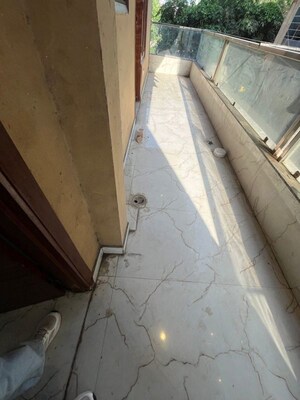 Balcony in 3 BHK Builder Floor at Chattarpur – for Rent
