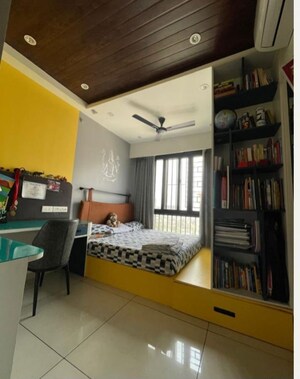 Living Room in 2 BHK Apartment at Duville Riverdale Heights, Kharadi – for Rent