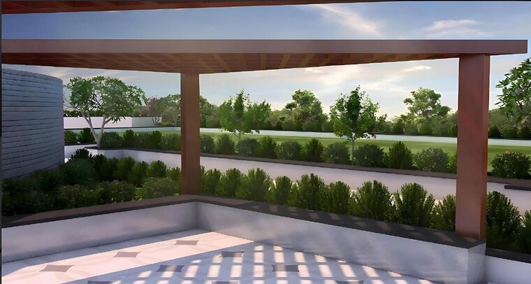 Balcony, majestique-towers 2 Bedroom 825 Sq.Ft. Apartment In Kharadi Pune 10197669