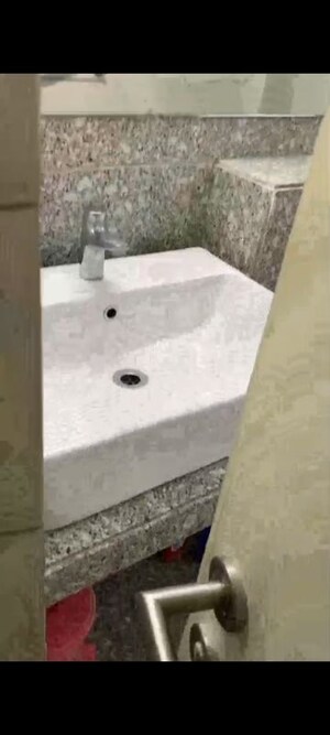 Bathroom in 3 BHK Apartment at Kalpataru Hills, Manpada – for Rent