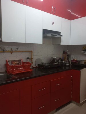 Kitchen in 2 BHK Apartment at JKG Palm Resort, Raj Nagar Extension – for Sale