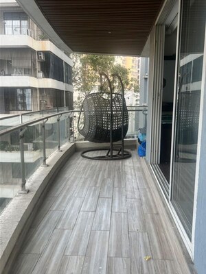 Balcony in 3 BHK Apartment at The Wadhwa The Nest, Andheri West – for Rent