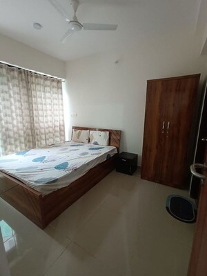 Bedroom in 1 BHK Apartment at Duville Riverdale Suites, Kharadi – for Rent