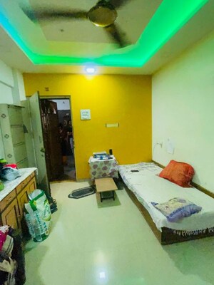 Bedroom in 1 BHK Apartment at Pratha Pushpa Society, Ghodbunder Road – for Rent