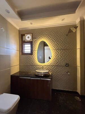 Bathroom in 4 BHK Builder Floor at Ashoka Enclave – for Rent