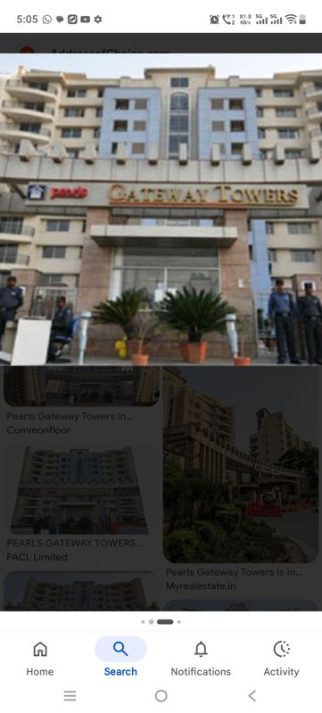 4 BHK + Pooja Room,Servant Room,Study Room 3165 Sq.Ft. Apartment in Pearls Gateway Tower