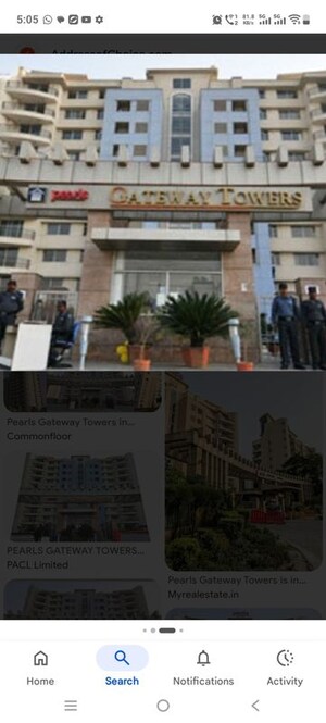 4 BHK Apartment For Rent in Pearls Gateway Tower, Sector 44