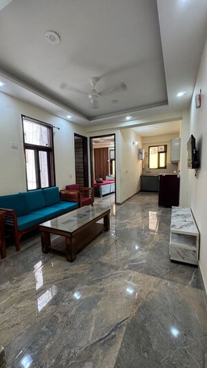 Living Room in 2 BHK Apartment at Palm Residency Chhatarpur, Chattarpur – for Rent